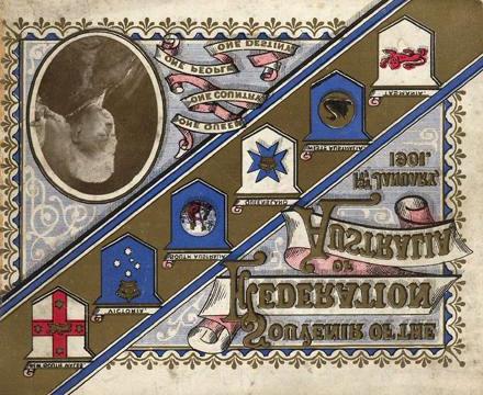 A Celebration: Souvenir of Federation Pull On the 1 st January 1901 Australia became a federation. Australia's official name was The Commonwealth of Australia.