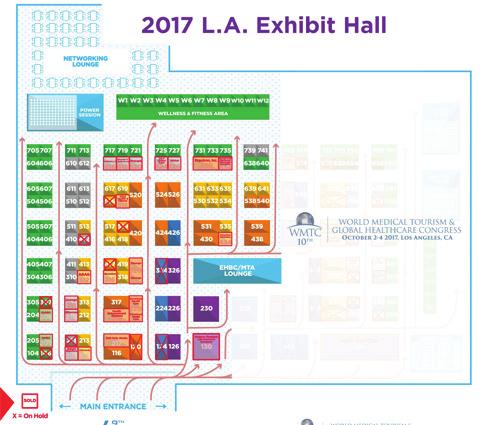 EXHIBIT HALL LAYOUT 4 200+ exhibitors & sponsors 4 Exhibit hall receptions and entertainment 4 Multiple giveaways to drive attendee engagement 4 Interactive Fitness Experience and activity stations