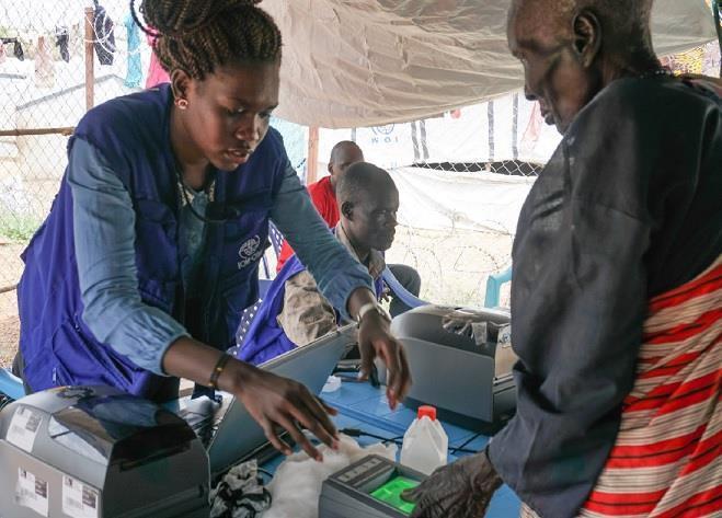 IOM: How We Engage in this Sector Example Biometric Registration of Internally
