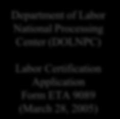 (DOLNPC) Labor Certification Application Form ETA