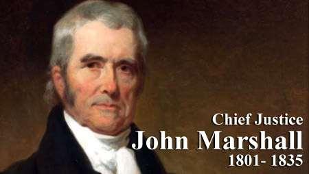 Legacy of the Marshall Courts John Marshall served for 30 years, ruling in support of the Federal Government over State Government, showing that a president s influence can