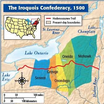 Native American Politics Iroquois League North East: aligned various Iroquois tribes together Ended