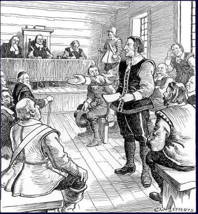 Representative Government in New England Male members of the Puritan Congregation controlled the local church and the town s civil (ordinary non religious) society Used