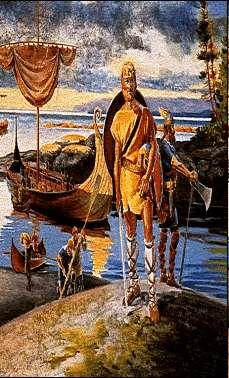 First European Settlers Vikings lead by Leif