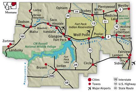 Display This Question: If Have you ever visited or traveled through northeast Montana?