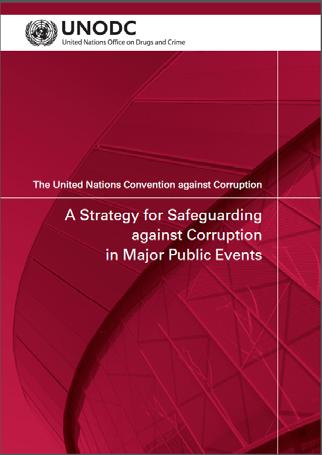 Anti-Corruption in Major Public & Sporting Events (Resolution 5/4, paragraph 21) Training programme based on this
