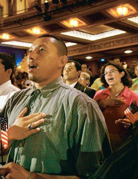 Naturalization Congress has the sole power to set the terms by which a person can become a U.S. citizen.