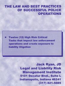 limited to a few recurring tasks in law enforcement. The manual is set out in twelve distinct sections, each covering one of the critical tasks.