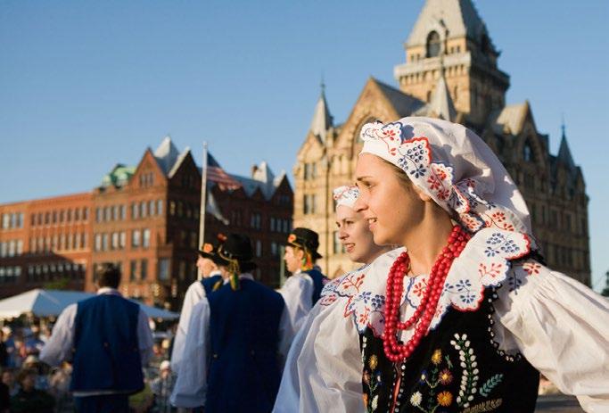Between 2000 and 2015 Syracuse, shown here during the city s annual Polish Festival, welcomed the second highest number of immigrants among the cities studied.