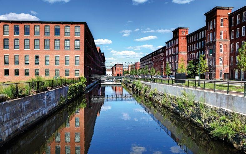 In the late 1990s, the City of Lowell acquired the historic textile mills on the Merrimack River and transformed millions of square feet of abandoned industrial space into apartments, artists