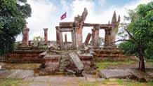 DESCRIPTION OF THE MONUMENT MAIN STRUCTURES The temple of Preah Vihear presents an axial plan having 800 meters in