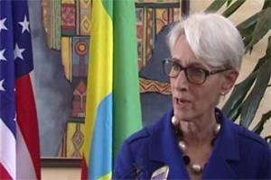 US Under Secretary of State for Political Affairs Wendy Sherman spoke in Addis Ababa, Ethiopia, on April 16. Sherman praised Ethiopian democracy despite US assessments of the oppressive government.
