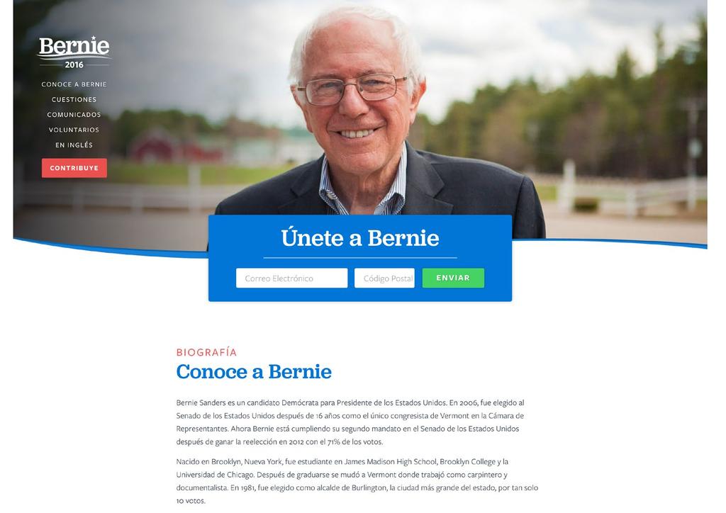 TENEMOS FAMILIAS VIDEO BERNIE SANDERS Translated Bernie Sanders campaign
