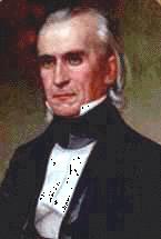 abolitionist James Buchanan, a moderate Lewis Cass, a general and expansionist From Nashville came a dark horse riding up He was James K. Polk, Napoleon of the Stump!