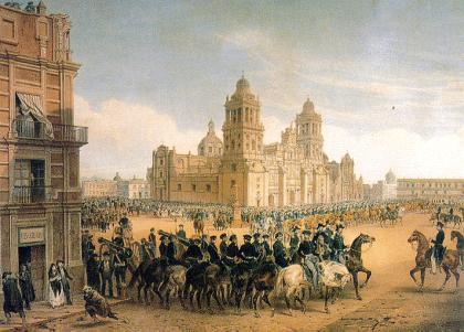 General Scott Enters Mexico City Old Fuss and