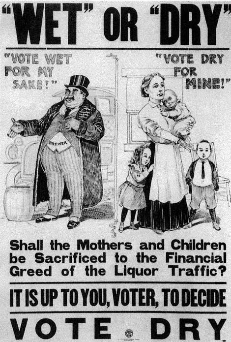 woman advocating for temperance Anti-Saloon League (1895) was