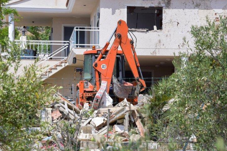 The destroyed building in Alcanar, Spain, that police suspect was used as a bomb-making facility by the cell responsible for conducting the Barcelona and Cambrils attacks in August 2017.