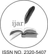Journal homepage: http://www.journalijar.com Journal DOI: 10.21474/IJAR01 INTERNATIONAL JOURNAL OF ADVANCED RESEARCH RESEARCH ARTICLE.