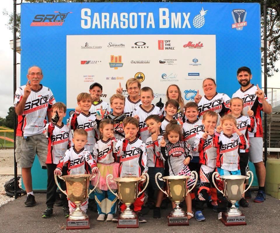 BMX IN SARASOTA Established in 1974 Sarasota is the oldest continuously running BMX track in America. Over those many years it has hosted countless state, regional and national races.