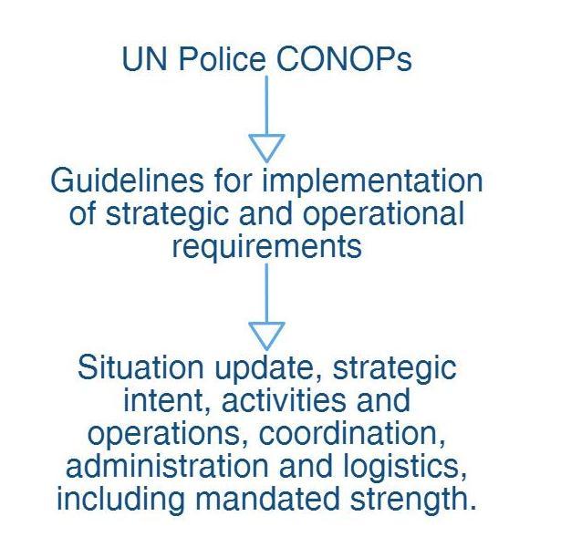 UNPOL Concept of Operations Once a TAM has returned to UNHQ following an assessment mission, the lead department drafts the TAM report that forms the basis of the Secretary General s report to the