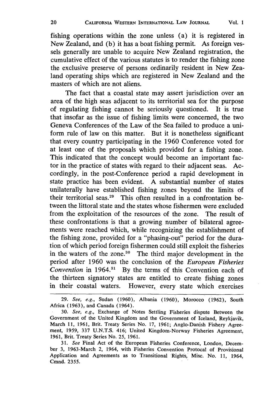 California Western International Law Journal, Vol. 1 [1970], No. 1, Art. 3 CALIFORNIA WESTERN INTERNATIONAL LAW JOURNAL Vol.