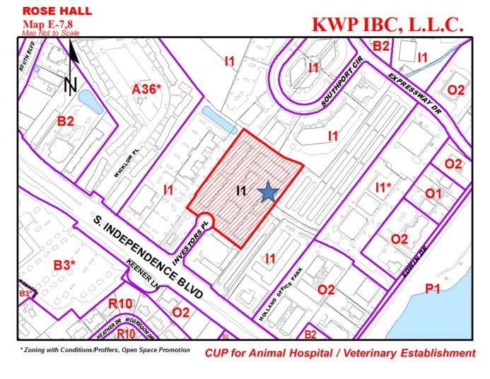 3. APPROVAL KWP, IBC, LLC (Applicant/Owner) Conditional Use Permit (Animal Hospital / Veterinary Establishment).