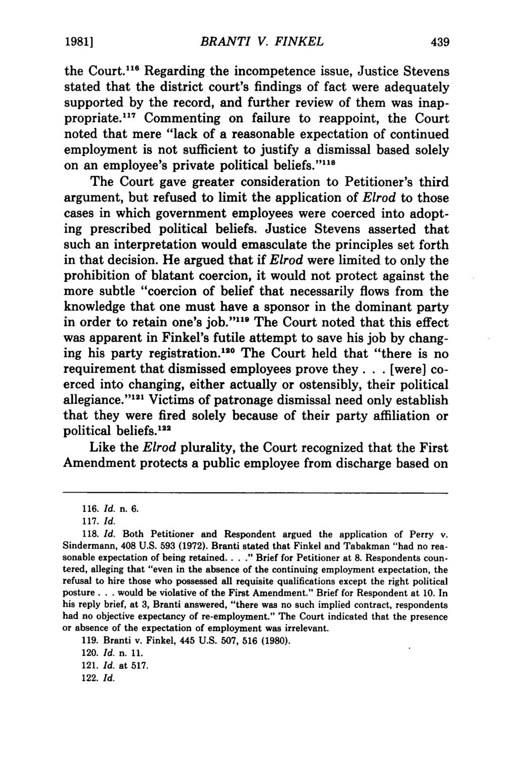 19811 BRANTI V. FINKEL the Court.