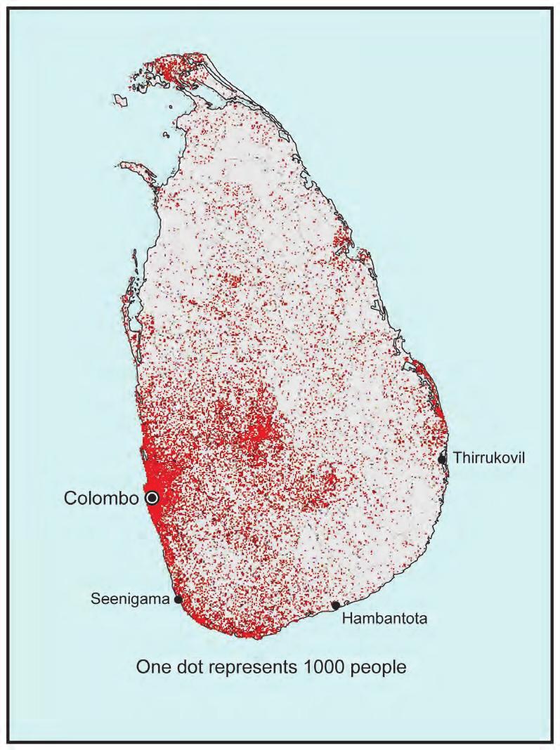 Map 2: Sri Lanka