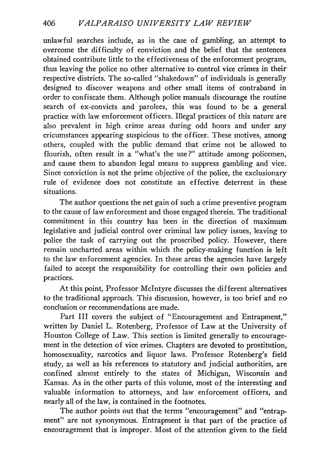 Valparaiso University Law Review, Vol. 2, No. 2 [1968], Art.