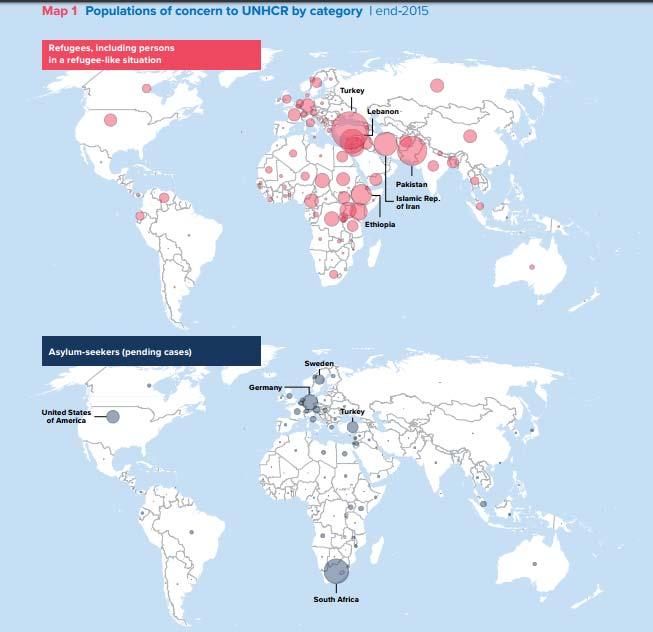 From UN Refugee Agency s 2015 Global Trends