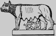 Legend says that twins Romulus and Remus