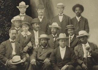 Founding members of the Niagara Movement, including W.E.B. Du Bois (center), sat for this portrait in 1905. Reading Check Find Main Ideas What was the purpose of the NAACP?