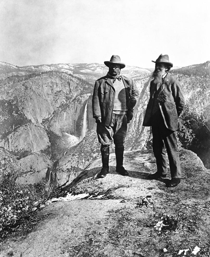 President Theodore Roosevelt and conservationist John Muir in Yosemite National Park in California Regulating Big Business Roosevelt made regulating big business a top goal of his administration.