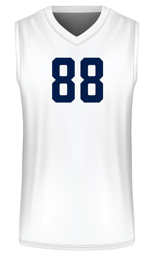 Member Club Placement Sleeveless Jersey Back Size: 2.