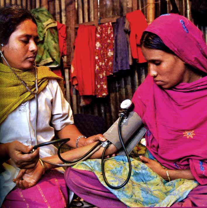 Lady health workers in Pakistan The Lady Health Workers programme is a major public sector initiative to provide reproductive healthcare to women in Pakistan.