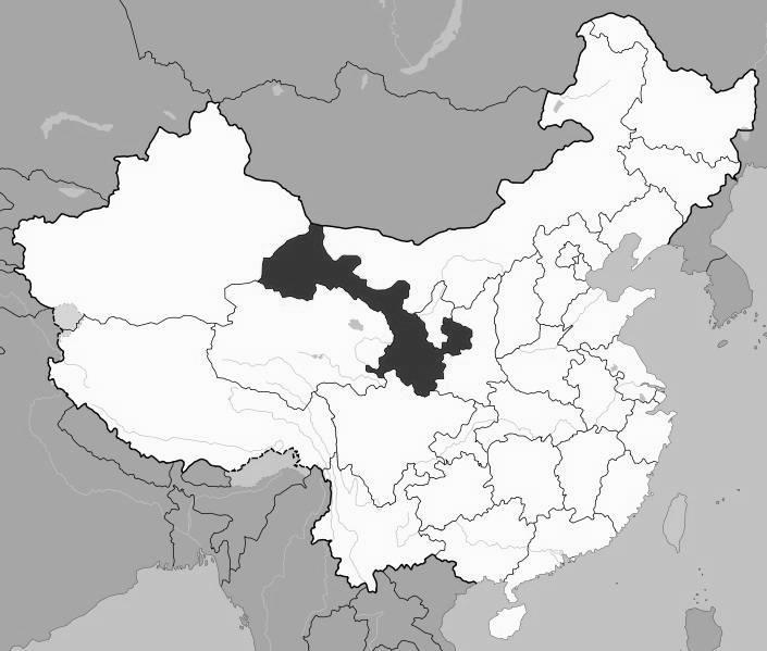 Appendix 1. Map of Gansu, China (Source: http://0.