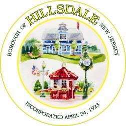 Borough of Hillsdale 380 Hillsdale Avenue Hillsdale, New Jersey 07642-2794 Fax: 201-358-5002~ www.hillsdalenj.