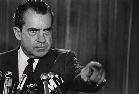 THE WATERGATE CRISIS: o Seeing that Nixon would lose, on August 8, 1974, he resigned from office the first president in