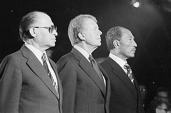 Human Rights and National Interest: o Carter s greatest achievement was his success in arranging a peace treaty between Egypt and Israel.