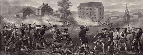 Fighting Begins Lexington and Concord (April, 1775) Minutemen Bunker