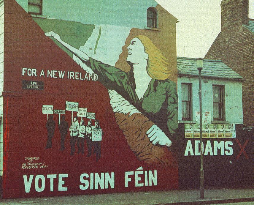 The Writing on The Wall: The Significance of Murals in the Northern Ireland Conflict Figure 8: Republican mural on Beechmount Avenue, Belfast (1983).