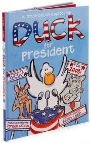 Get your hands on a copy of the book Duck For President. After reading it to your students, run a mock election in your classroom.