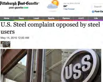 U.S. Steel s campaign to exclude Chinese steel imports would make U.S.