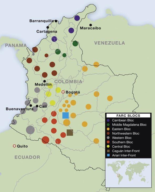 APPENDIX E Map of the FARC Blocs Terrorism & Insurgency Date Posted: 14-Aug-2008 D Playford/IHS (Global) Limited, Jane's Intelligence Review Reference: http://search.janes.