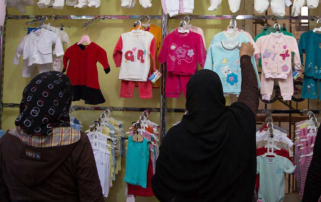 UNHCR Egypt Sciecnmic Assessment Reprt Syrian refugees wrk in a children's clthing factry in New Damietta. UNHCR/Sctt Nelsn/September 2016. Figure 40. Reasns f nn-wrking Syrian males 8.47% 13.97% 3.