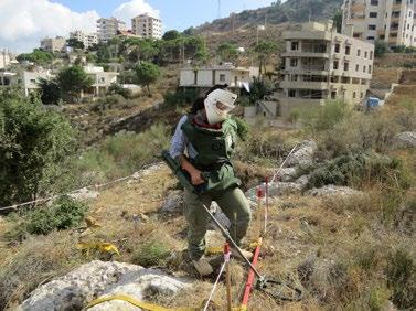 DCA female deminer conducting mine clearance activities in Lebanon How to contact the EU on mine action: Contact abroad: The first point of contact is the EU Delegation in a mine affected country.