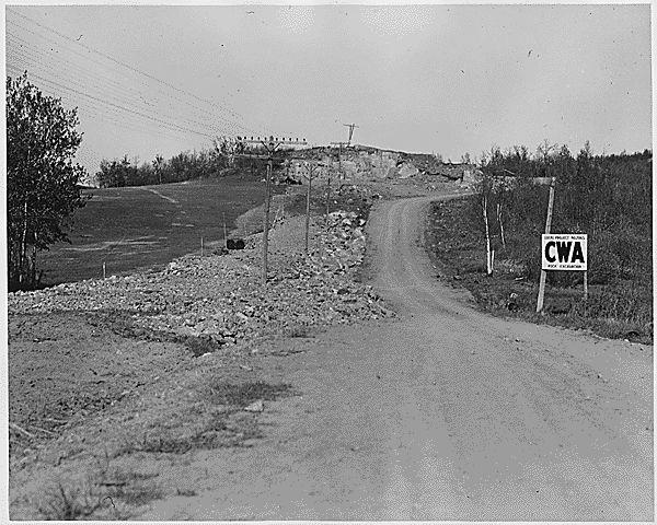 CIVIL WORKS ADMINISTRATION (CWA) THE CWA WAS SET UP TO PUT 4,000,000 MEN AND WOMEN TO