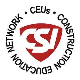 3 CEN This program is a registered educational program with the Construction Specifications Institute of Alexandria, VA.