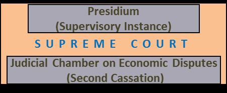 IP INFRINGEMENT CASES IPR Court 21 Commercial Appeal Courts 3 months 2months 2months 1month A supervisory appeal may be filed within 3 months. Presidium of the Supreme Court is a supervisory instance.