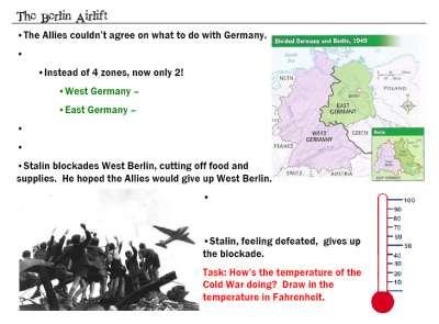 dropped food supplies by parachute into Berlin,